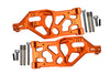 Aluminum Front Lower Arms For Arrma 1:5 KRATON 8S BLX / OUTCAST 8S BLX / KRATON EXB Roller - 2Pc Set Orange