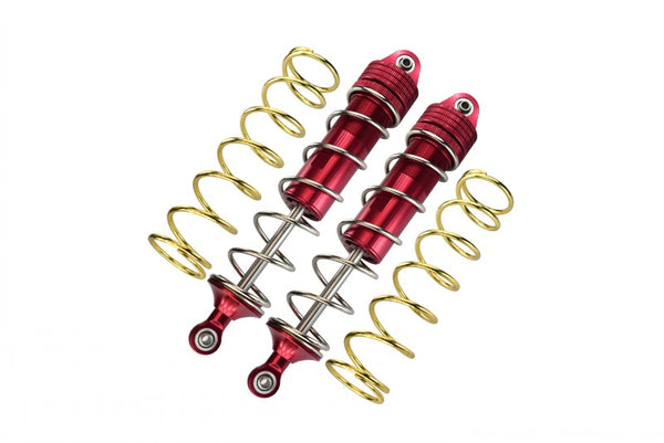 Aluminum Front Thickened Spring Dampers 177mm For Arrma 1:5 KRATON 8S BLX-ARA110002 / KRATON EXB Roller-ARA5208 - 2Pc Set Red