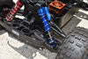 Aluminum Front L-Shape Piggy Back Spring Dampers 177mm For Arrma 1:5 KRATON 8S BLX-ARA110002 / KRATON EXB Roller-ARA5208 - 4Pc Set Blue