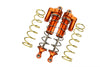 Aluminum Front L-Shape Piggy Back Spring Dampers 177mm For Arrma 1:5 KRATON 8S BLX-ARA110002 / KRATON EXB Roller-ARA5208 - 4Pc Set Orange