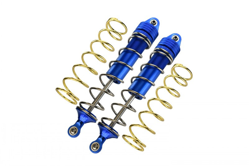 Aluminum Rear Thickened Spring Dampers 187mm For Arrma 1:5 KRATON 8S BLX / OUTCAST 8S BLX / KRATON EXB Roller - 2Pc Set Blue