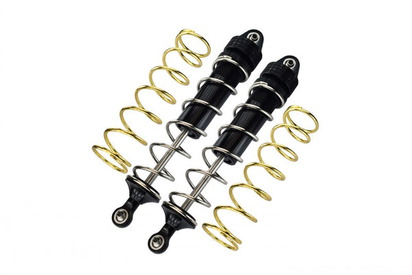 Aluminum Rear Thickened Spring Dampers 187mm For Arrma 1:5 KRATON 8S BLX / OUTCAST 8S BLX / KRATON EXB Roller - 2Pc Set Black