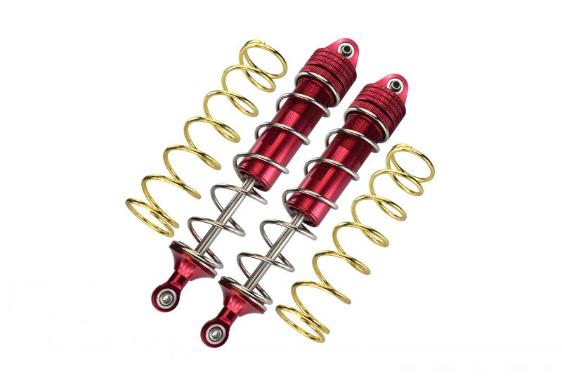 Aluminum Rear Thickened Spring Dampers 187mm For Arrma 1:5 KRATON 8S BLX / OUTCAST 8S BLX / KRATON EXB Roller - 2Pc Set Red