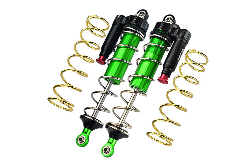 Arrma 1:5 KRATON 8S BLX-ARA110002 Aluminum 6061-T6 Rear L-Shape Piggy Back (Built-In Piston Spring) Adjustable Spring Dampers 187mm - Green