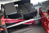 Arrma 1/7 LIMITLESS V2 Speed Bash Roller-ARA7116V2 Aluminum 7075-T6 Front+Rear Chassis Brace - 2Pc Set Black
