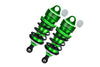 Aluminum 6061-T6 Front Adjustable Spring Dampers 78mm With 6mm Shaft For Arrma 1:7 LIMITLESS V2-ARA7116V2 / INFRACTION V2 6S-ARA7615V2 / INFRACTION 6S-ARA109001 /  LIMITLESS ALL-ROAD-ARA109011 - Green