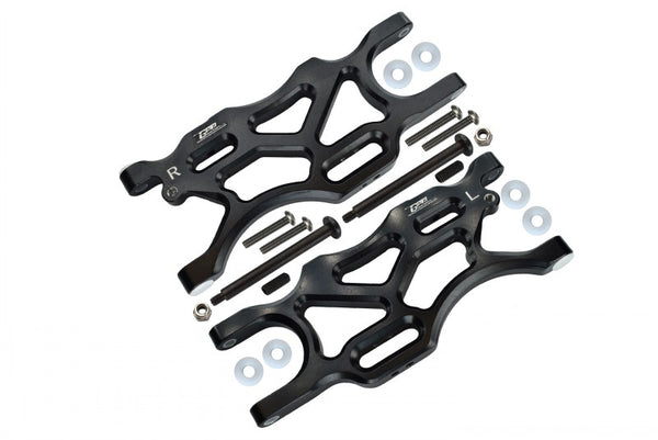 Arrma 1/7 Mojave 6S BLX Aluminum Rear Lower Arms - 2Pc Set Black