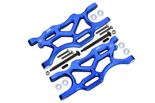 Arrma 1/7 Mojave 6S BLX Aluminum Rear Lower Arms - 2Pc Set Blue