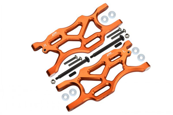 Arrma 1/7 Mojave 6S BLX Aluminum Rear Lower Arms - 2Pc Set Orange