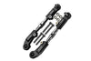 GPM for Arrma 1:7 Mojave 6S-ARA10058 / Mojave 6S V2-ARA7604V2 Aluminum 7075-T6 + Stainless Steel Adjustable Front Steering Tie Rod - Black