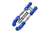 GPM for Arrma 1:7 Mojave 6S-ARA10058 / Mojave 6S V2-ARA7604V2 Aluminum 7075-T6 + Stainless Steel Adjustable Front Steering Tie Rod - Blue