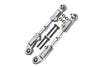 GPM for Arrma 1:7 Mojave 6S-ARA10058 / Mojave 6S V2-ARA7604V2 Aluminum 7075-T6 + Stainless Steel Adjustable Front Steering Tie Rod - Silver