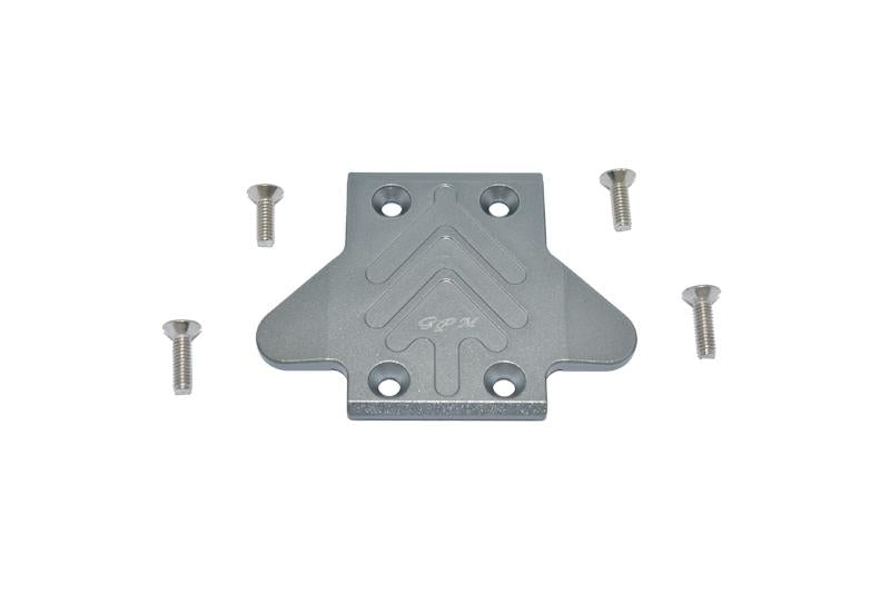 Arrma 1/7 Mojave 6S BLX Aluminum Front Chassis Protection Plate - 5Pc Set Gray Silver