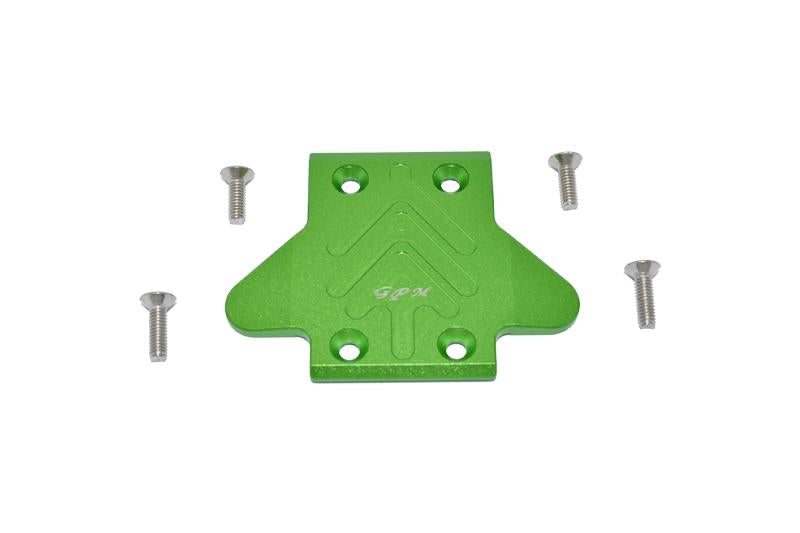 Arrma 1/7 Mojave 6S BLX Aluminum Front Chassis Protection Plate - 5Pc Set Green