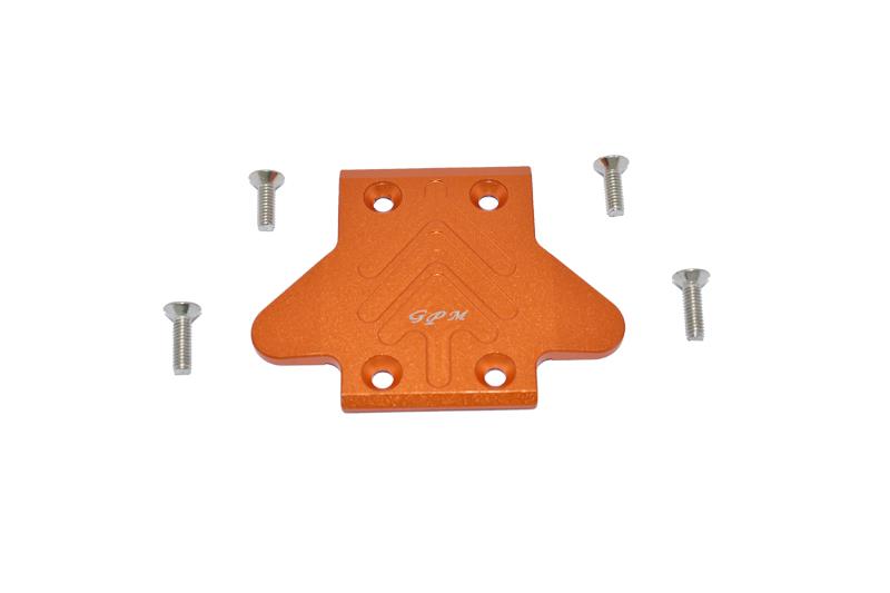 Arrma 1/7 Mojave 6S BLX Aluminum Front Chassis Protection Plate - 5Pc Set Orange