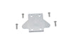 Arrma 1/7 Mojave 6S BLX Aluminum Front Chassis Protection Plate - 5Pc Set Silver