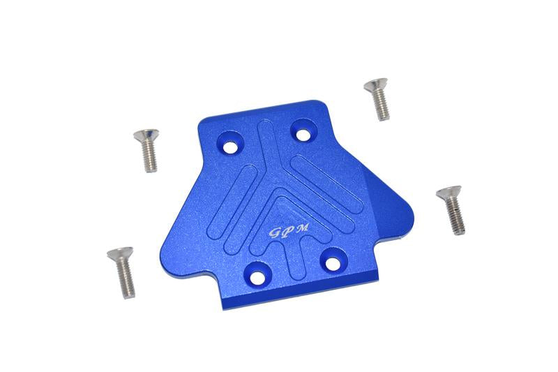 Arrma 1/7 Mojave 6S BLX Aluminum Rear Chassis Protection Plate - 5Pc Set Blue