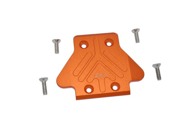 Arrma 1/7 Mojave 6S BLX Aluminum Rear Chassis Protection Plate - 5Pc Set Orange