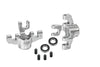 Aluminum 7075 Front Steering Block For Arrma 1/8 MOJAVE 4X4 4S BLX Desert Truck RTR-ARA4404 Upgrade Parts - Silver