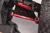 Aluminum 7075 Front Steering Link Rod For Arrma 1/8 4WD MOJAVE 4X4 4S BLX-ARA4404 Upgrade Parts - Red