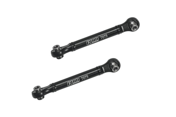 Aluminum 7075 Front Steering Link Rod For Arrma 1/8 4WD MOJAVE 4X4 4S BLX-ARA4404 Upgrade Parts - Black