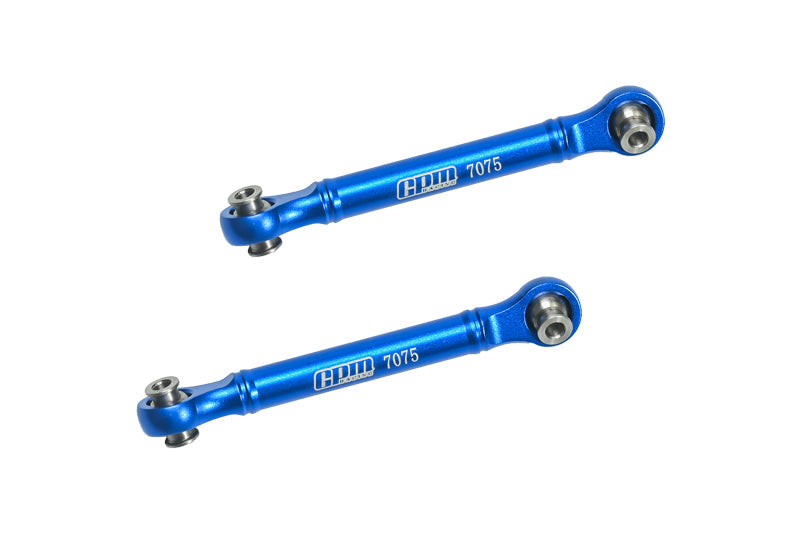 Aluminum 7075 Front Steering Link Rod For Arrma 1/8 4WD MOJAVE 4X4 4S BLX-ARA4404 Upgrade Parts - Blue