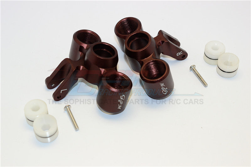 Arrma Nero 6S BLX (AR106009, AR106011) Aluminum Front Knuckle Arms - 1Pr Set Brown