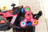 Arrma Nero 6S BLX (AR106009, AR106011) & Fazon 6S BLX (AR106020) Aluminum + Delrin Collars For GPM Front/Rear Knuckle Arms Item#MAN021/MAN022 - 10Pcs Set Brown