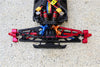 Arrma Nero 6S BLX (AR106009, AR106011) & Fazon 6S BLX (AR106020) Aluminum Rear Knuckle Arms - 1Pr Set Black