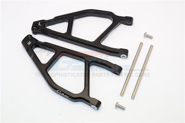 Arrma Nero 6S BLX (AR106009, AR106011) Aluminum Front Upper Arms - 1Pr Black