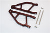 Arrma Nero 6S BLX (AR106009, AR106011) Aluminum Front Upper Arms - 1Pr Brown