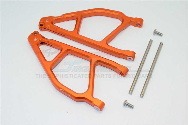 Arrma Nero 6S BLX (AR106009, AR106011) Aluminum Front Upper Arms - 1Pr Orange