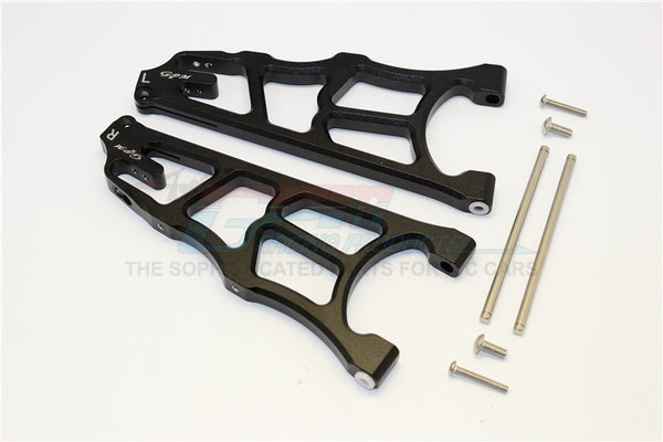 Arrma Nero 6S BLX (AR106009, AR106011) Aluminum Front Lower Arms - 1Pr Black