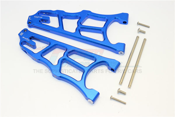 Arrma Nero 6S BLX (AR106009, AR106011) Aluminum Front Lower Arms - 1Pr Blue