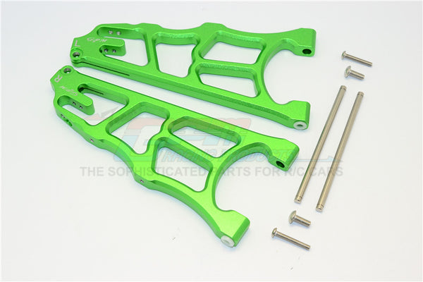 Arrma Nero 6S BLX (AR106009, AR106011) Aluminum Front Lower Arms - 1Pr Green