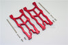 Arrma Nero 6S BLX (AR106009, AR106011) Aluminum Rear Lower Arms - 1Pr Red