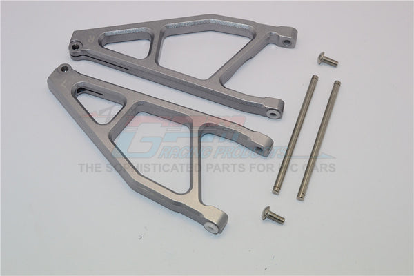 Arrma Nero 6S BLX (AR106009, AR106011) Aluminum Rear Upper Arms -1Pr Gray Silver