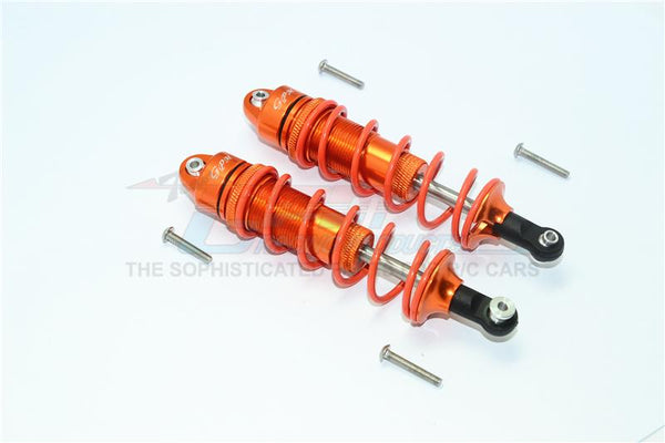 Arrma Nero 6S BLX (AR106009, AR106011) & Fazon 6S BLX (AR106020) Aluminum Front/Rear Adjustable Dampers 110mm - 1Pr Set Orange