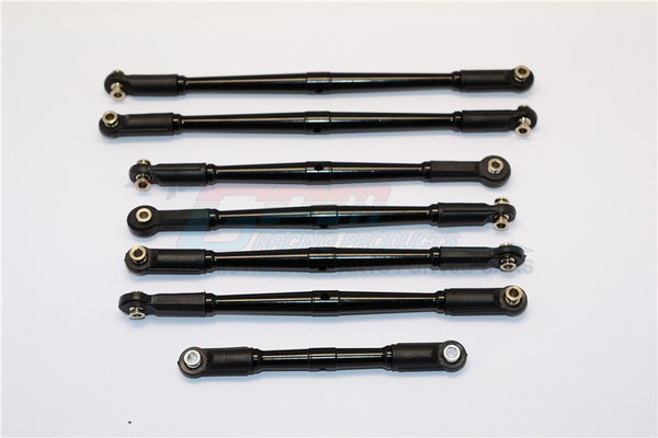 Arrma Nero 6S BLX (AR106009, AR106011) Aluminum Tie Rods - 7Pcs Set Black