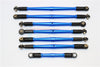Arrma Nero 6S BLX (AR106009, AR106011) Aluminum Tie Rods - 7Pcs Set Blue