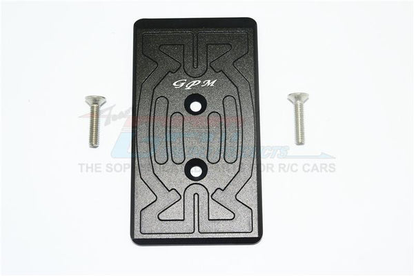 Arrma Nero 6S BLX (AR106009, AR106011) & Fazon 6S BLX (AR106020) Aluminum Rear Chassis Protection Plate - 1Pc Set Black