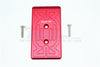 Arrma Nero 6S BLX (AR106009, AR106011) & Fazon 6S BLX (AR106020) Aluminum Rear Chassis Protection Plate - 1Pc Set Red