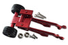 Arrma 1/8 OUTCAST 6S BLX Stunt Truck Aluminum Rear Wheelie With Wing Mount - 1 Set Red