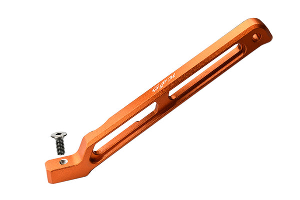 Arrma SENTON / TYPHON / OUTCAST / NOTORIOUS 6S BLX Aluminum Rear Chassis Link - 1Pc Set Orange