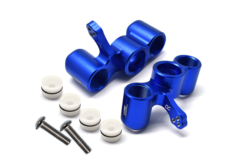 Aluminium Front Knuckle Arms for Arrma SENTON / TYPHON / TALION / INFRACTION / INFRACTIONV2 / LIMITLESS / FIRETEAM - 1Pr Set Blue