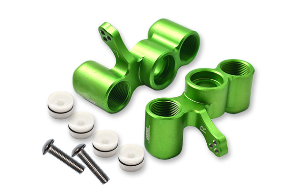 Aluminium Front Knuckle Arms for Arrma SENTON / TYPHON / TALION / INFRACTION / INFRACTIONV2 / LIMITLESS / FIRETEAM - 1Pr Set Green