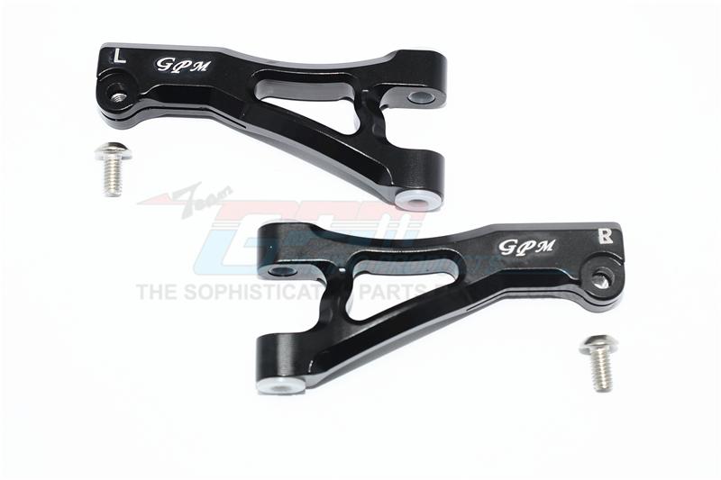 Arrma Senton 6S BLX (AR102654) Aluminum Front Upper Arms - 1Pr Set Black