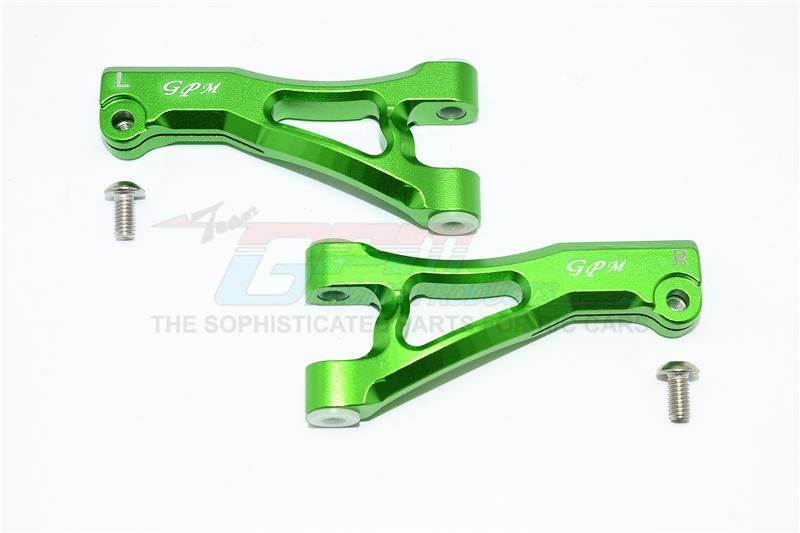 Arrma Senton 6S BLX (AR102654) Aluminum Front Upper Arms - 1Pr Set Green