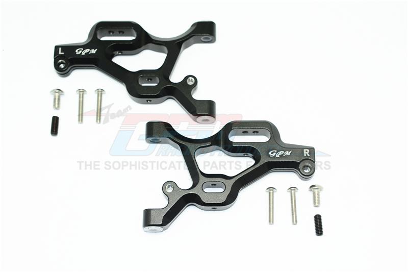 Arrma Senton 6S BLX (AR102654) Aluminum Front Lower Arms - 1Pr Set Black