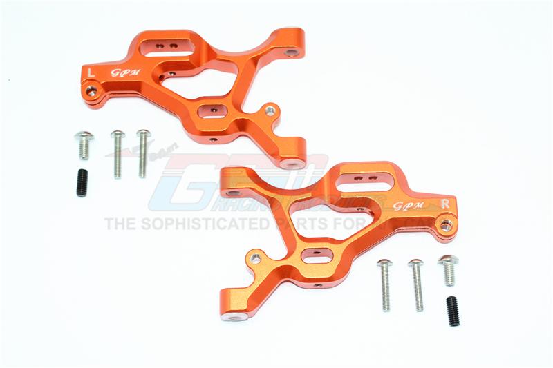 Arrma Senton 6S BLX (AR102654) Aluminum Front Lower Arms - 1Pr Set Orange